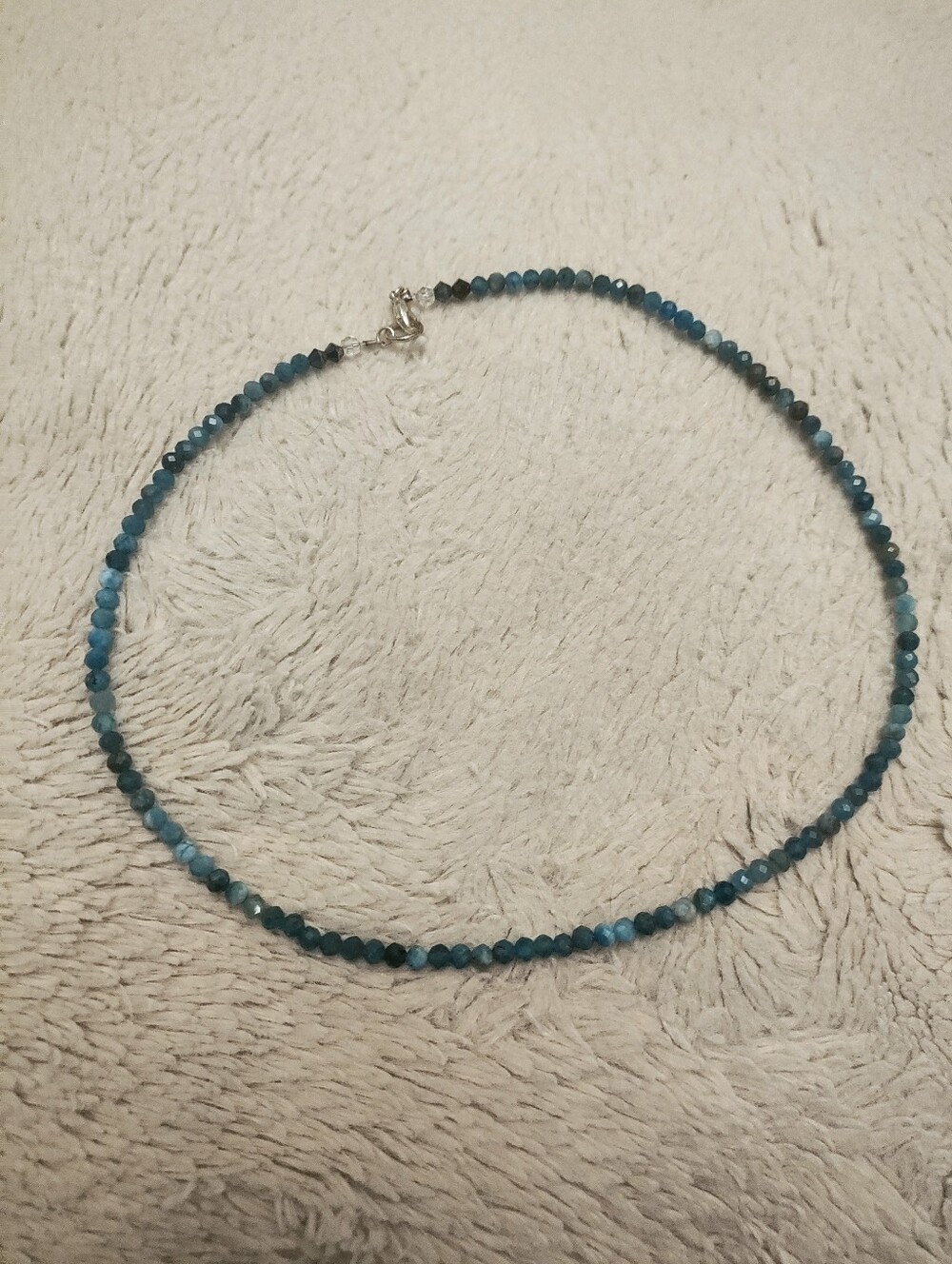 Handmade Natural Stone Bead Necklace